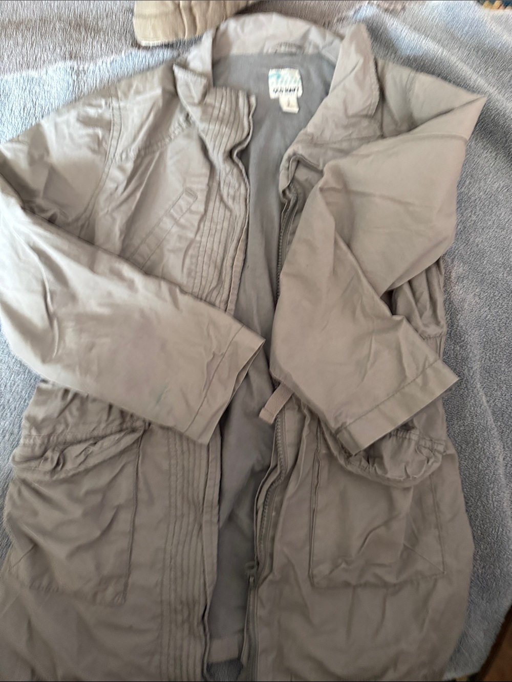 Old Navy Girls' Light Taupe Utility Jacket